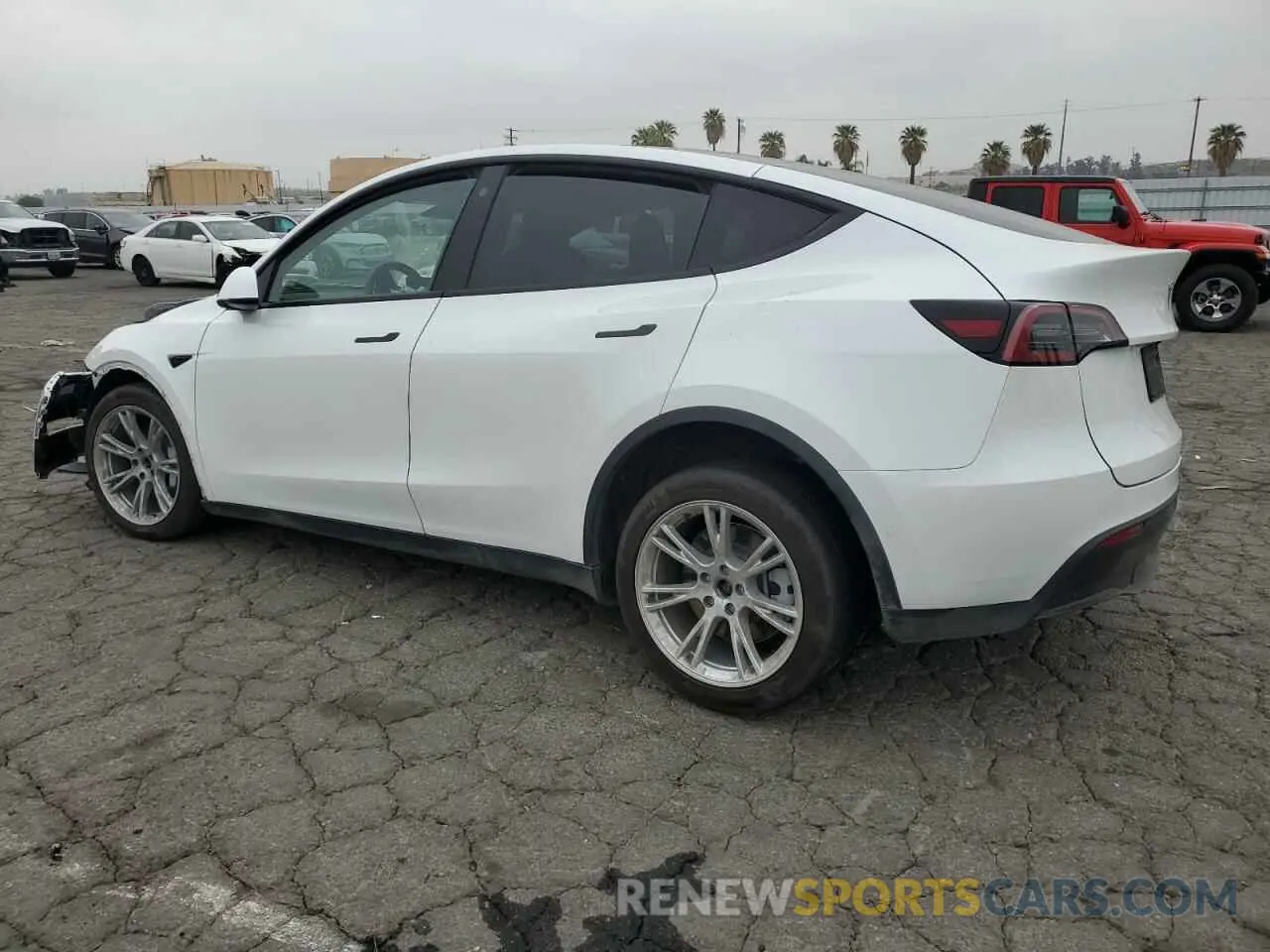 2 fotografías del automóvil dañado 7SAYGDEE4NF364430 TESLA MODEL Y 2022