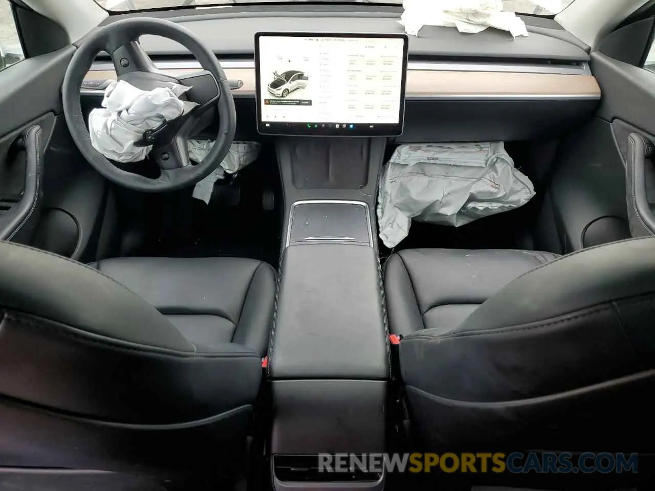 8 fotografías del automóvil dañado 7SAYGDEE4NF364430 TESLA MODEL Y 2022