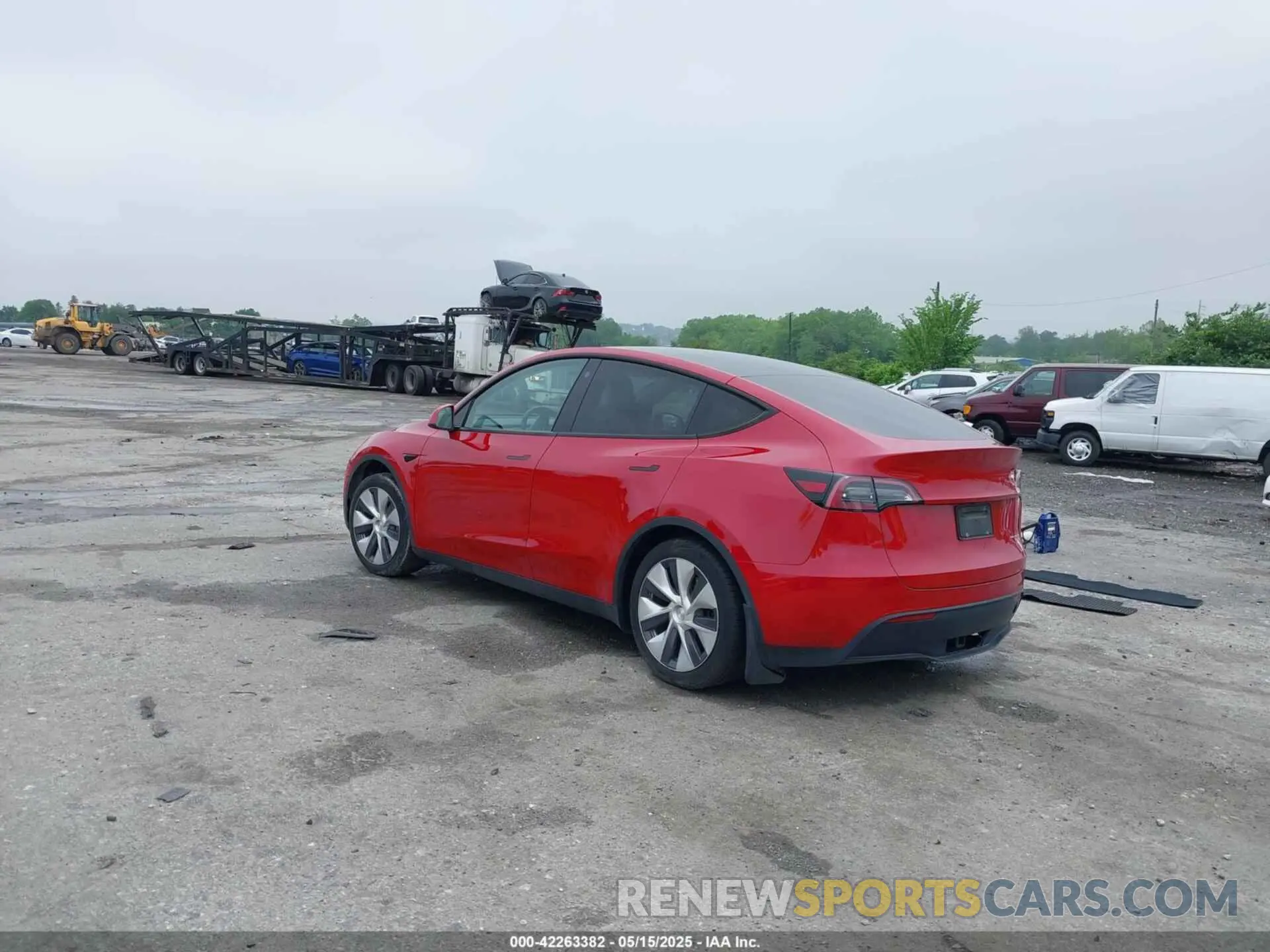 3 fotografías del automóvil dañado 7SAYGDEE4NF379574 TESLA MODEL Y 2022