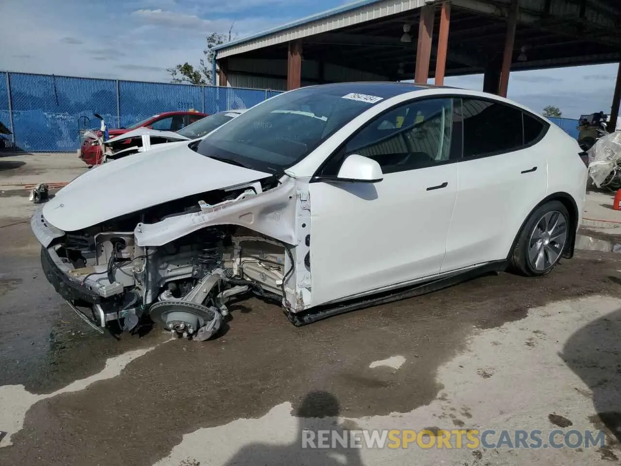 1 fotografías del automóvil dañado 7SAYGDEE4NF435254 TESLA MODEL Y 2022