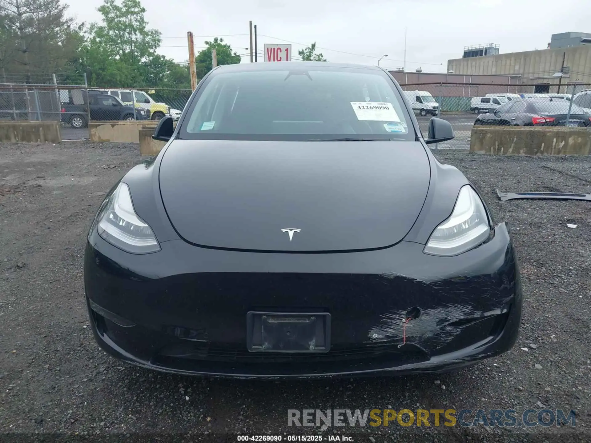 12 fotografías del automóvil dañado 7SAYGDEE4NF436212 TESLA MODEL Y 2022