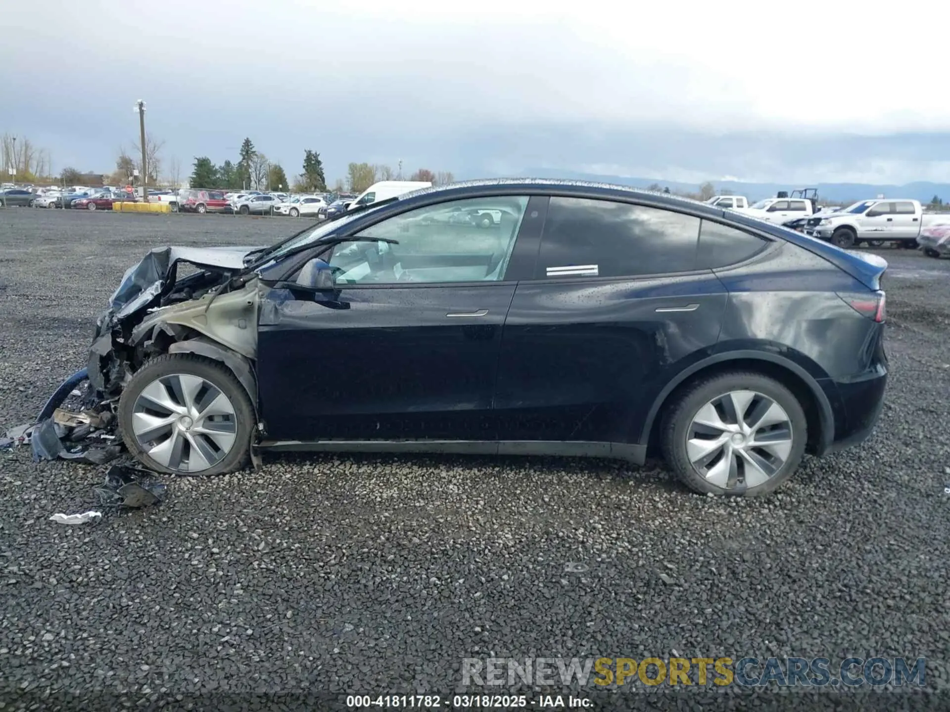 13 fotografías del automóvil dañado 7SAYGDEE4NF447985 TESLA MODEL Y 2022