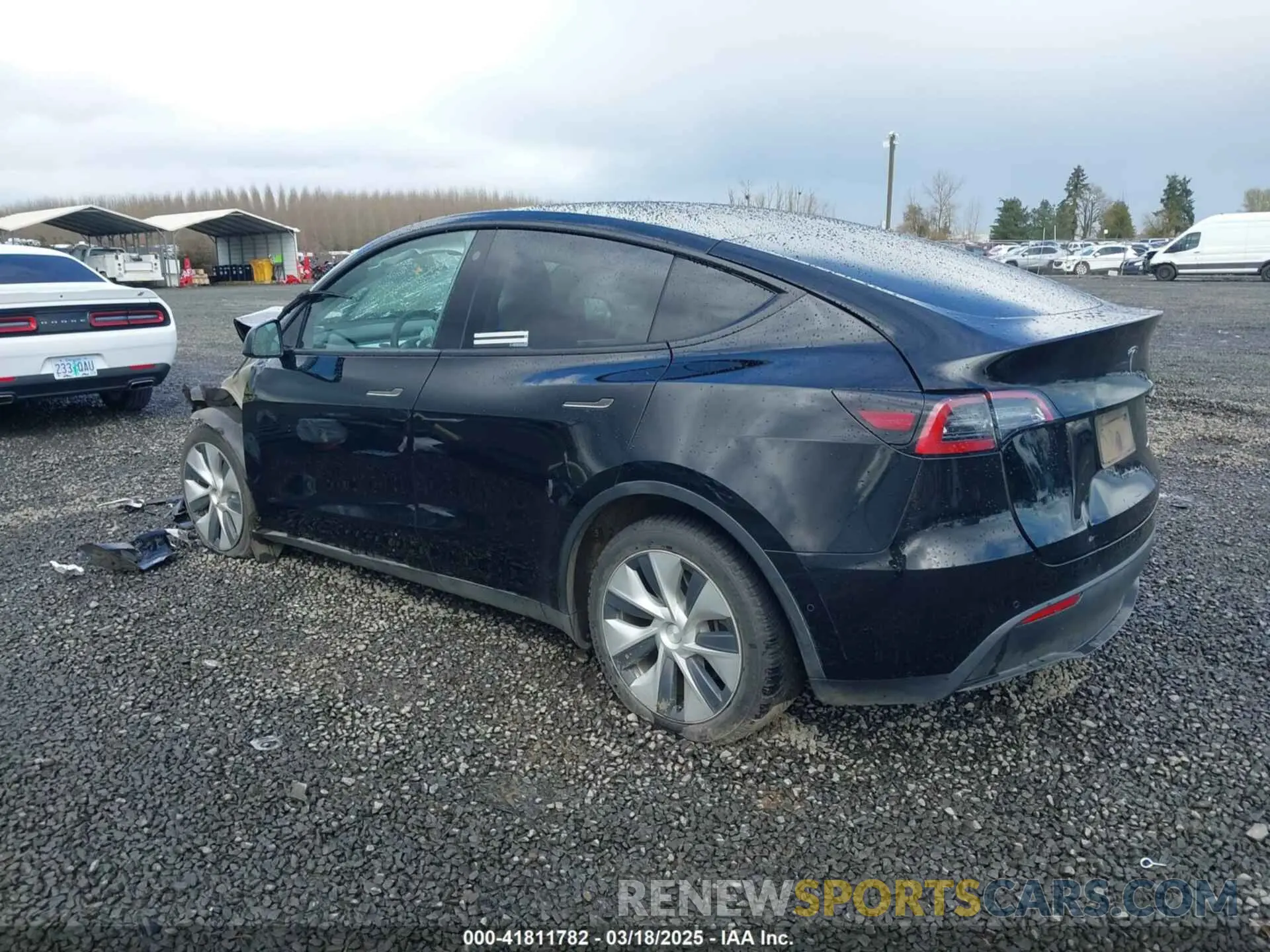 3 fotografías del automóvil dañado 7SAYGDEE4NF447985 TESLA MODEL Y 2022