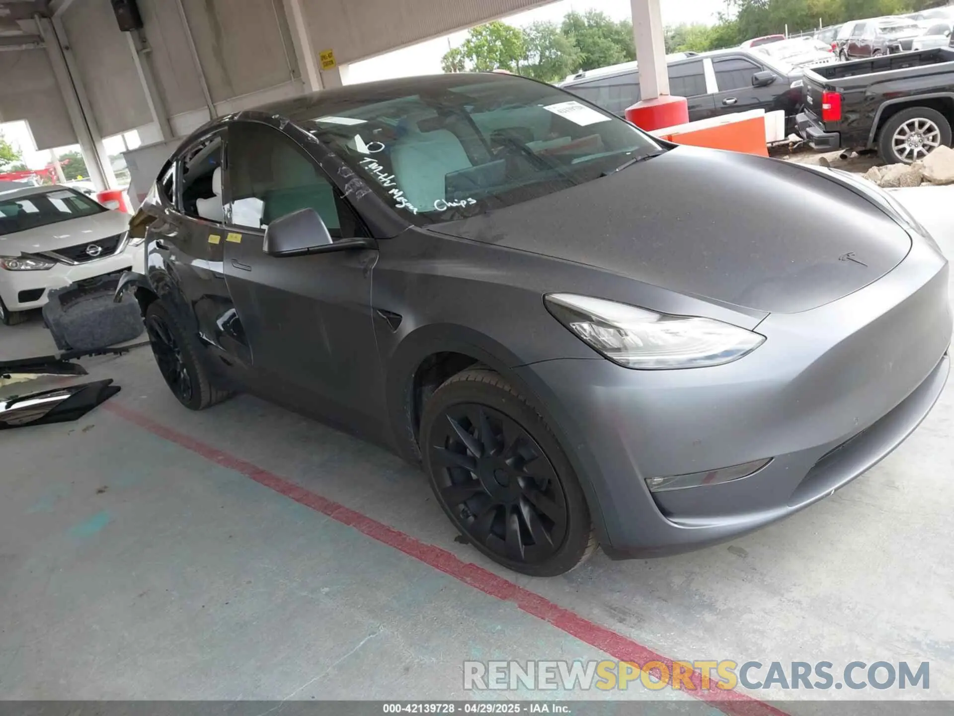 1 fotografías del automóvil dañado 7SAYGDEE4NF450434 TESLA MODEL Y 2022