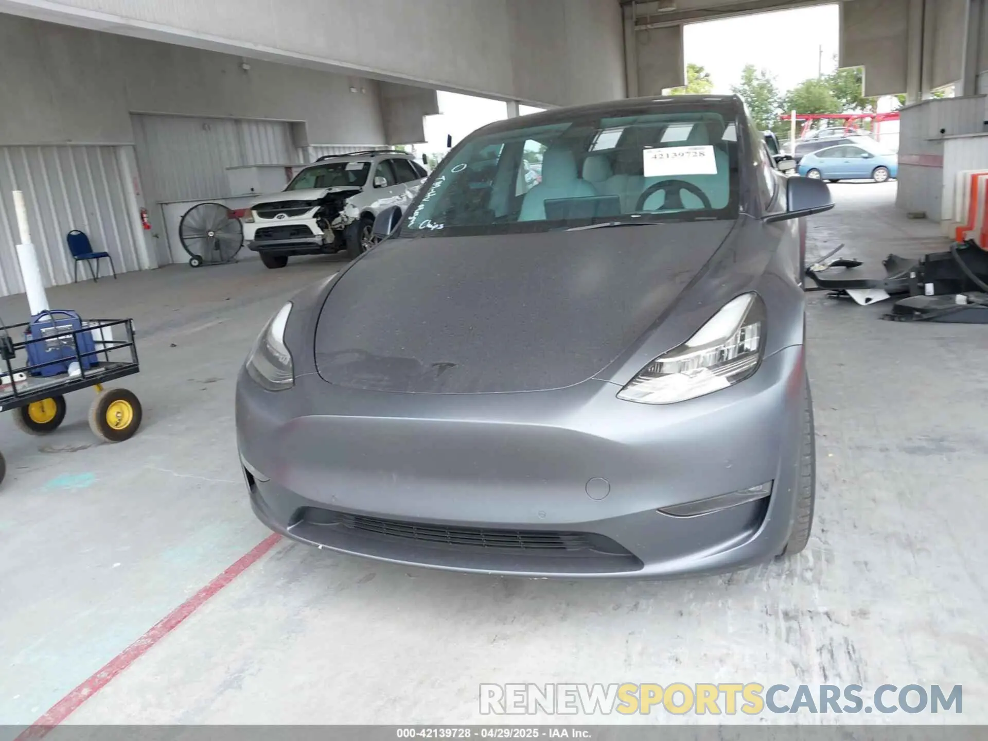 12 fotografías del automóvil dañado 7SAYGDEE4NF450434 TESLA MODEL Y 2022