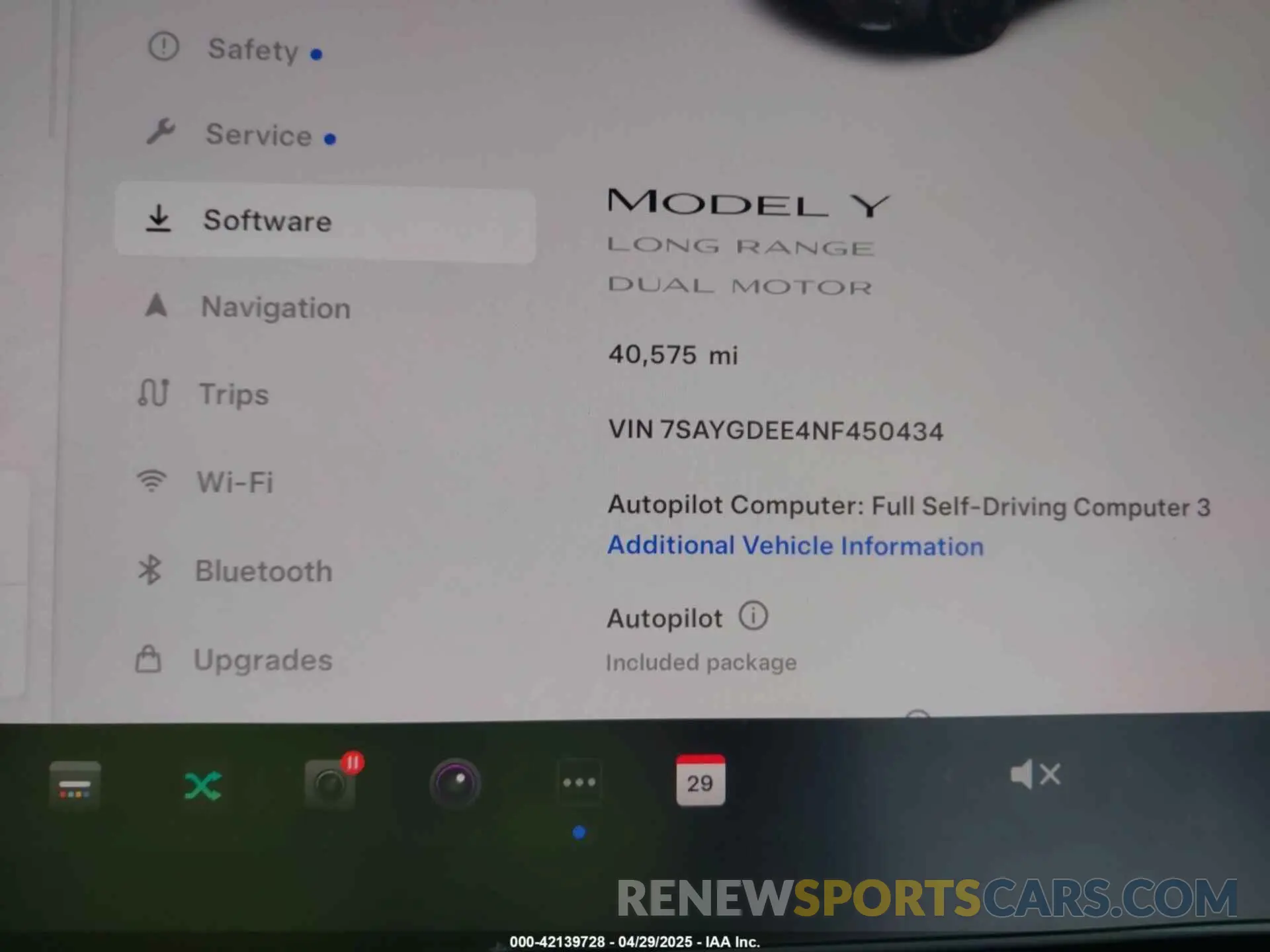 15 fotografías del automóvil dañado 7SAYGDEE4NF450434 TESLA MODEL Y 2022