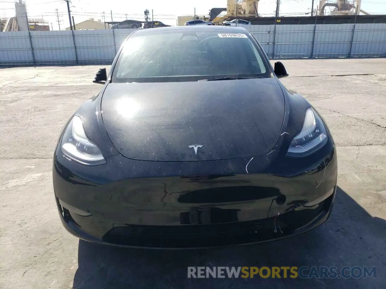 5 fotografías del automóvil dañado 7SAYGDEE4NF481120 TESLA MODEL Y 2022