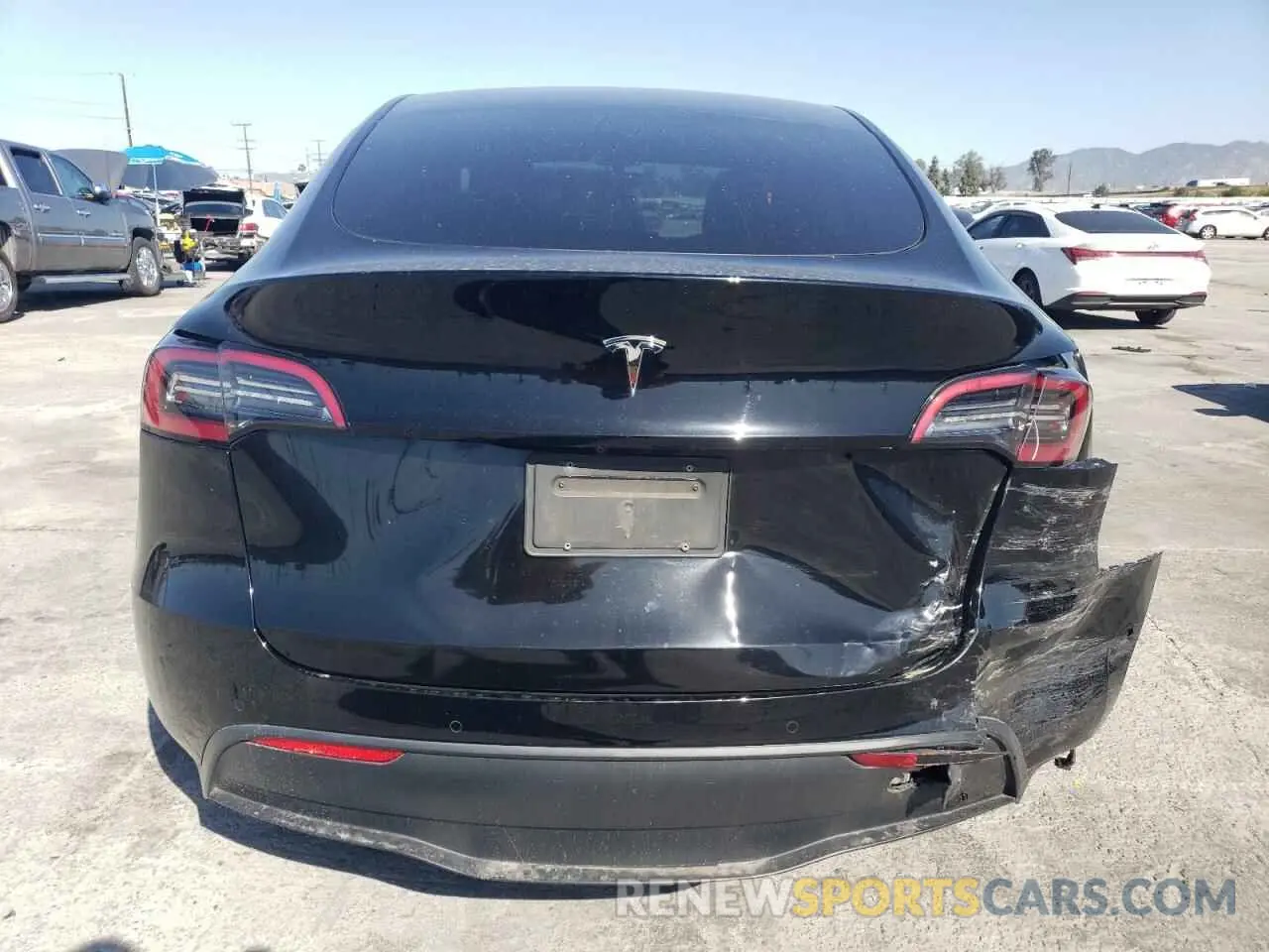 6 fotografías del automóvil dañado 7SAYGDEE4NF481120 TESLA MODEL Y 2022