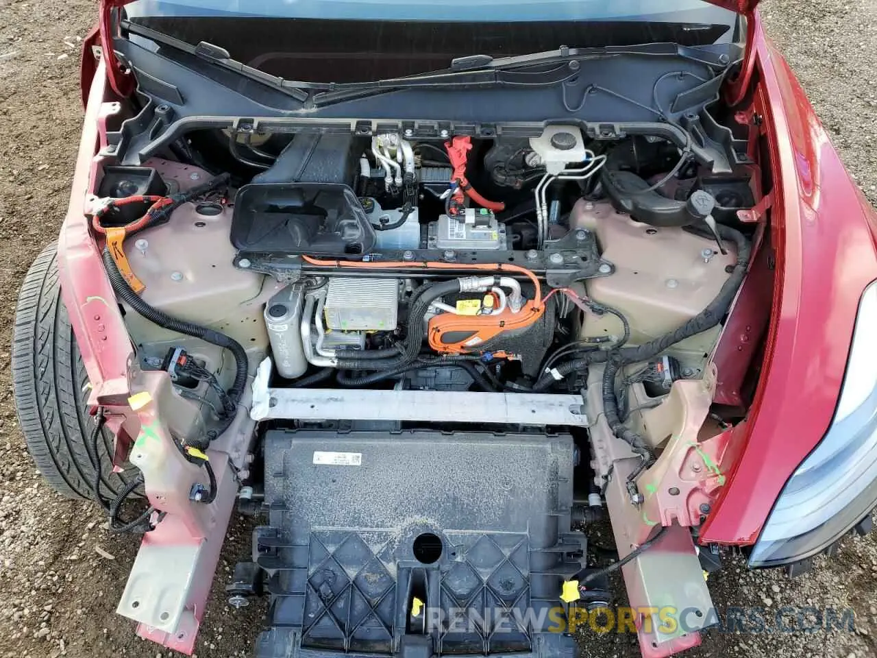 12 fotografías del automóvil dañado 7SAYGDEE4NF544801 TESLA MODEL Y 2022