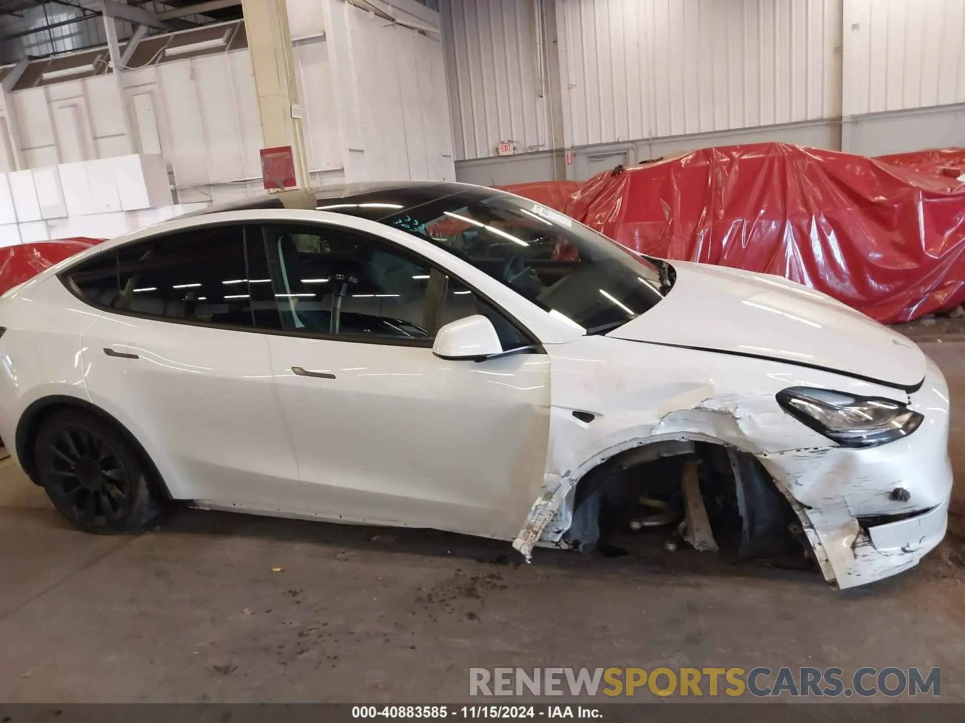 13 fotografías del automóvil dañado 7SAYGDEE4NF571738 TESLA MODEL Y 2022