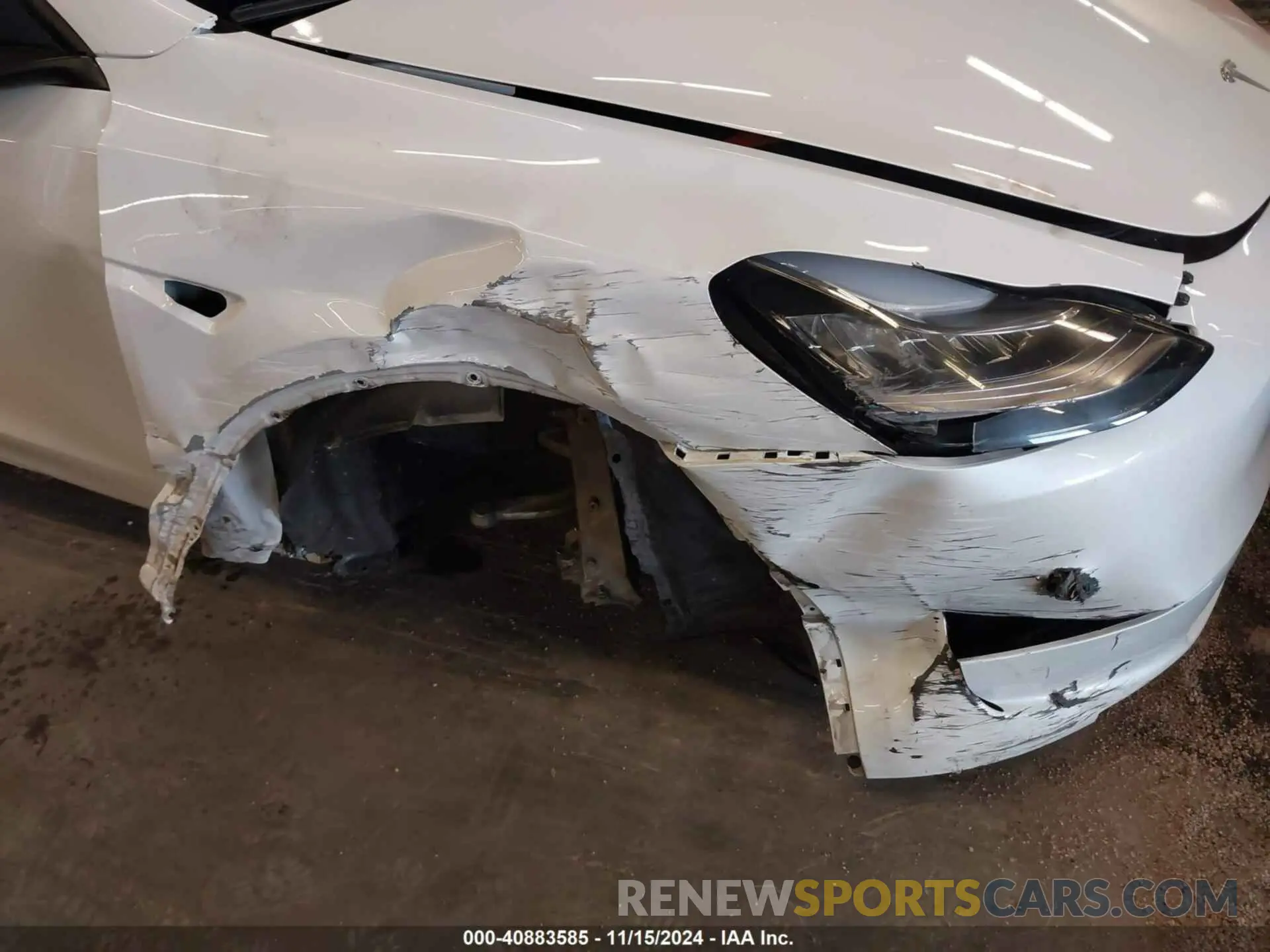 6 fotografías del automóvil dañado 7SAYGDEE4NF571738 TESLA MODEL Y 2022