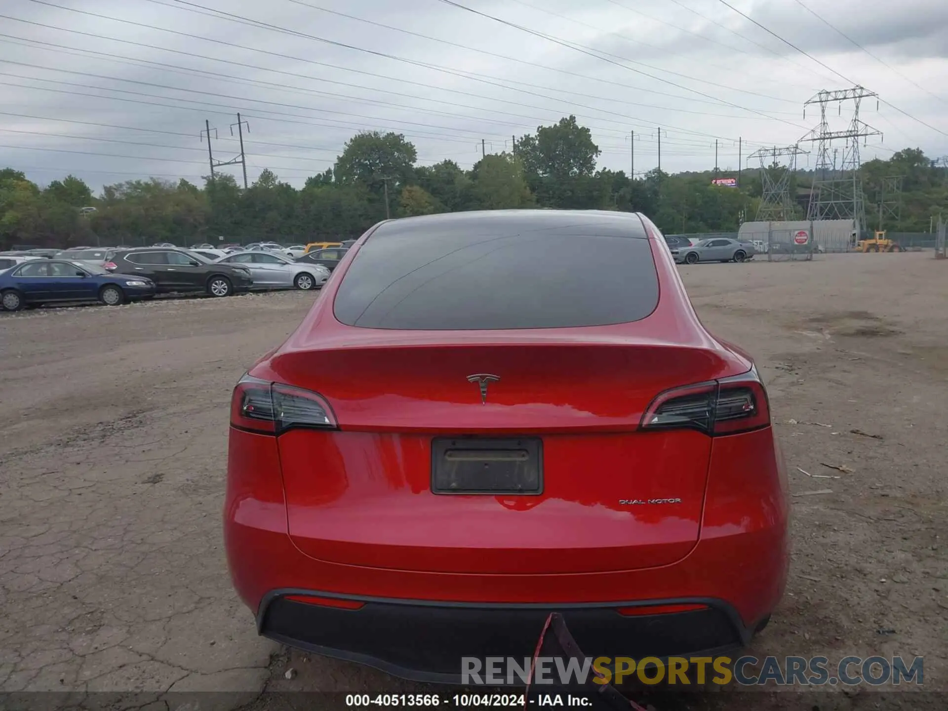 15 fotografías del automóvil dañado 7SAYGDEE5NA012843 TESLA MODEL Y 2022