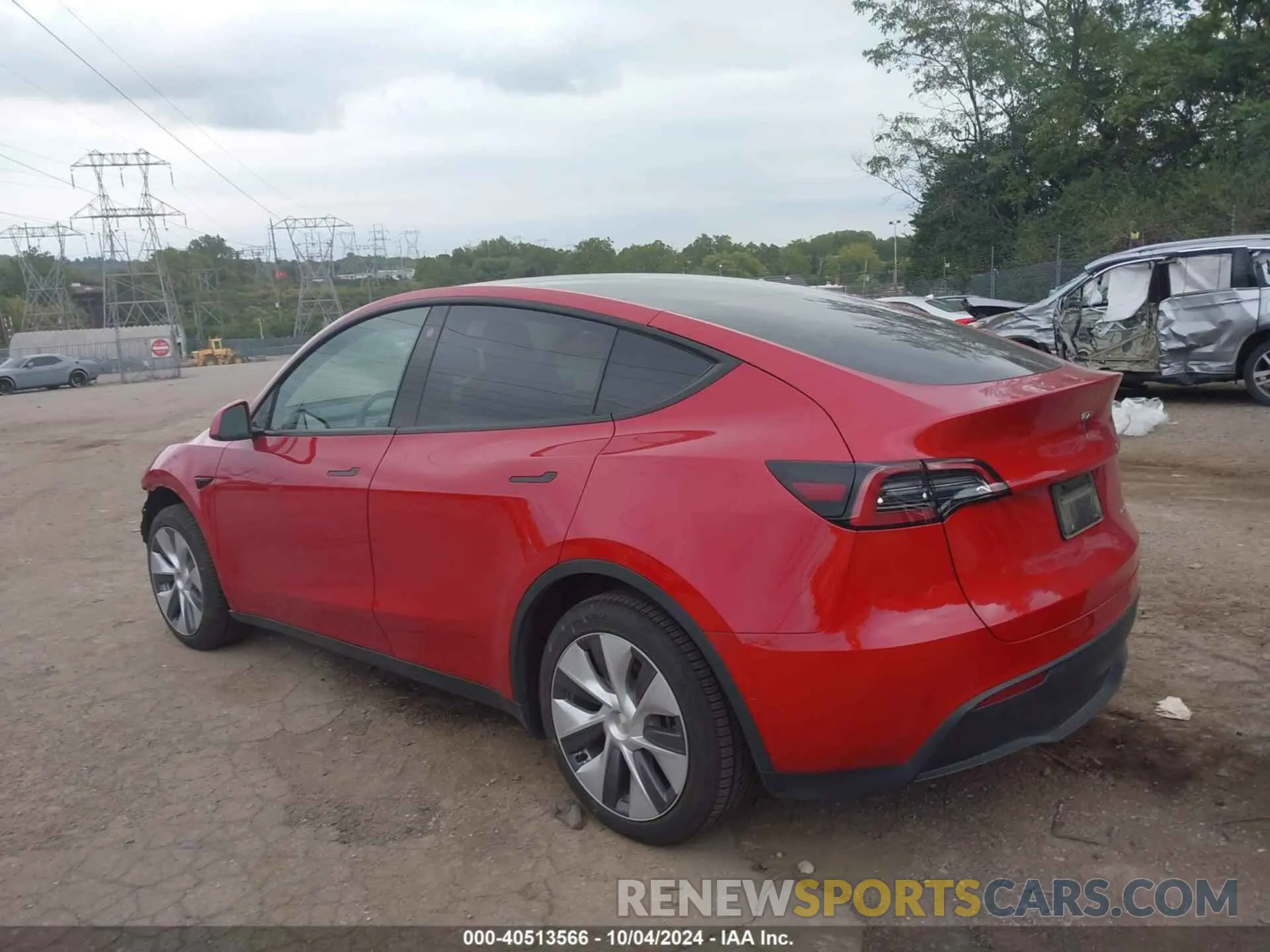 3 fotografías del automóvil dañado 7SAYGDEE5NA012843 TESLA MODEL Y 2022