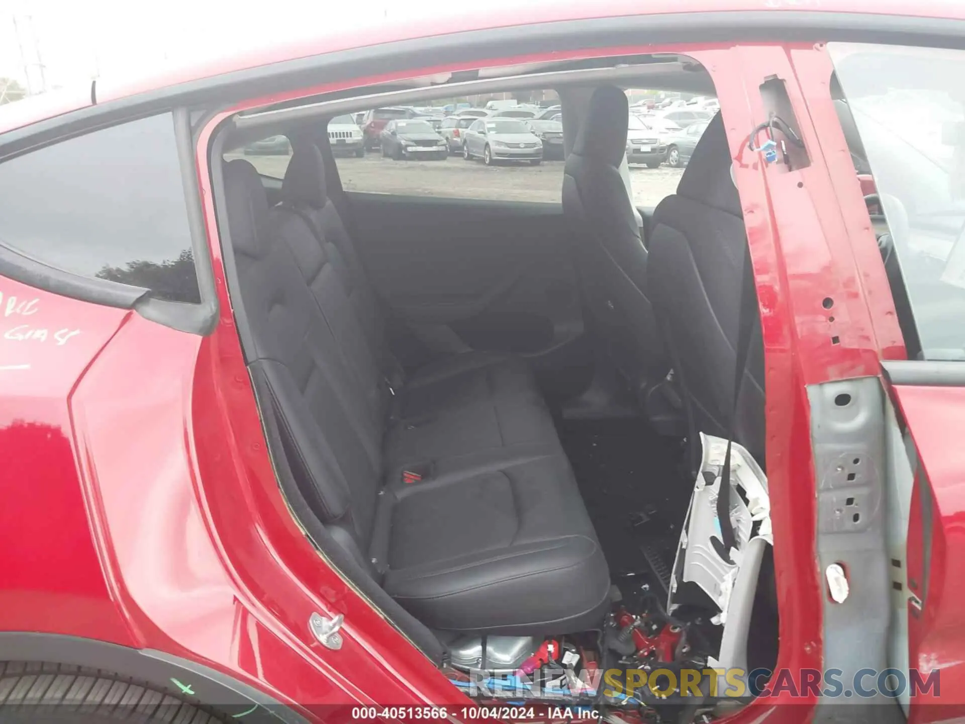 8 fotografías del automóvil dañado 7SAYGDEE5NA012843 TESLA MODEL Y 2022