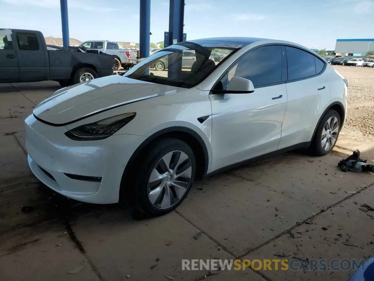 1 fotografías del automóvil dañado 7SAYGDEE5NA015841 TESLA MODEL Y 2022