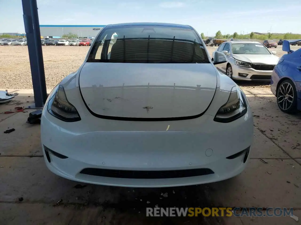 5 fotografías del automóvil dañado 7SAYGDEE5NA015841 TESLA MODEL Y 2022