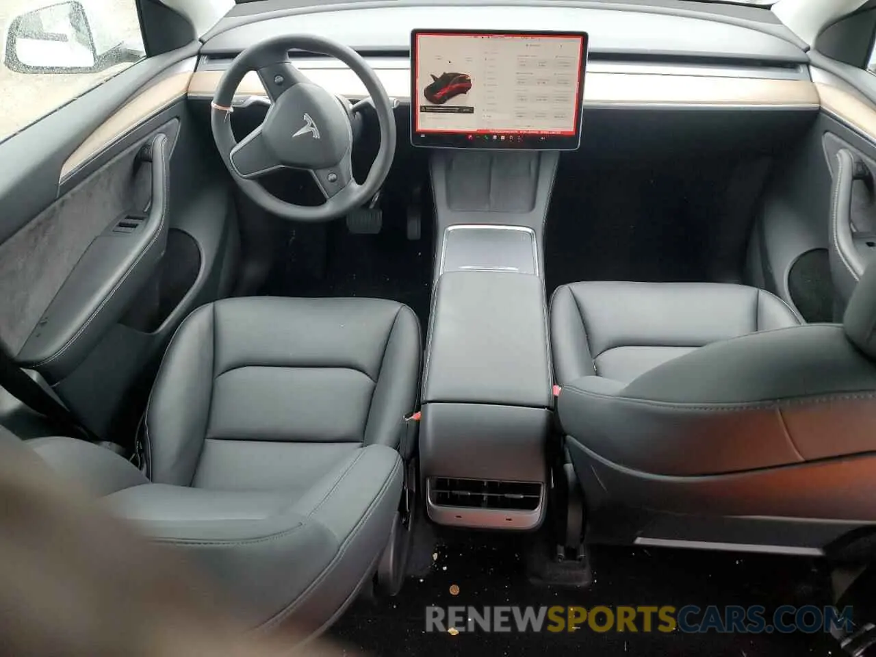 8 fotografías del automóvil dañado 7SAYGDEE5NA016276 TESLA MODEL Y 2022