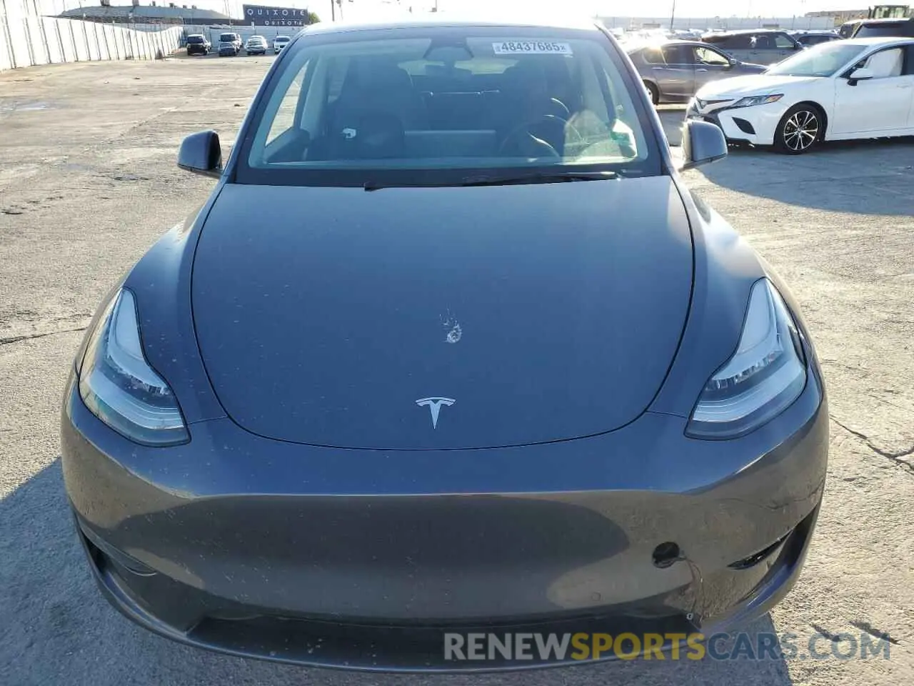 5 fotografías del automóvil dañado 7SAYGDEE5NA019453 TESLA MODEL Y 2022
