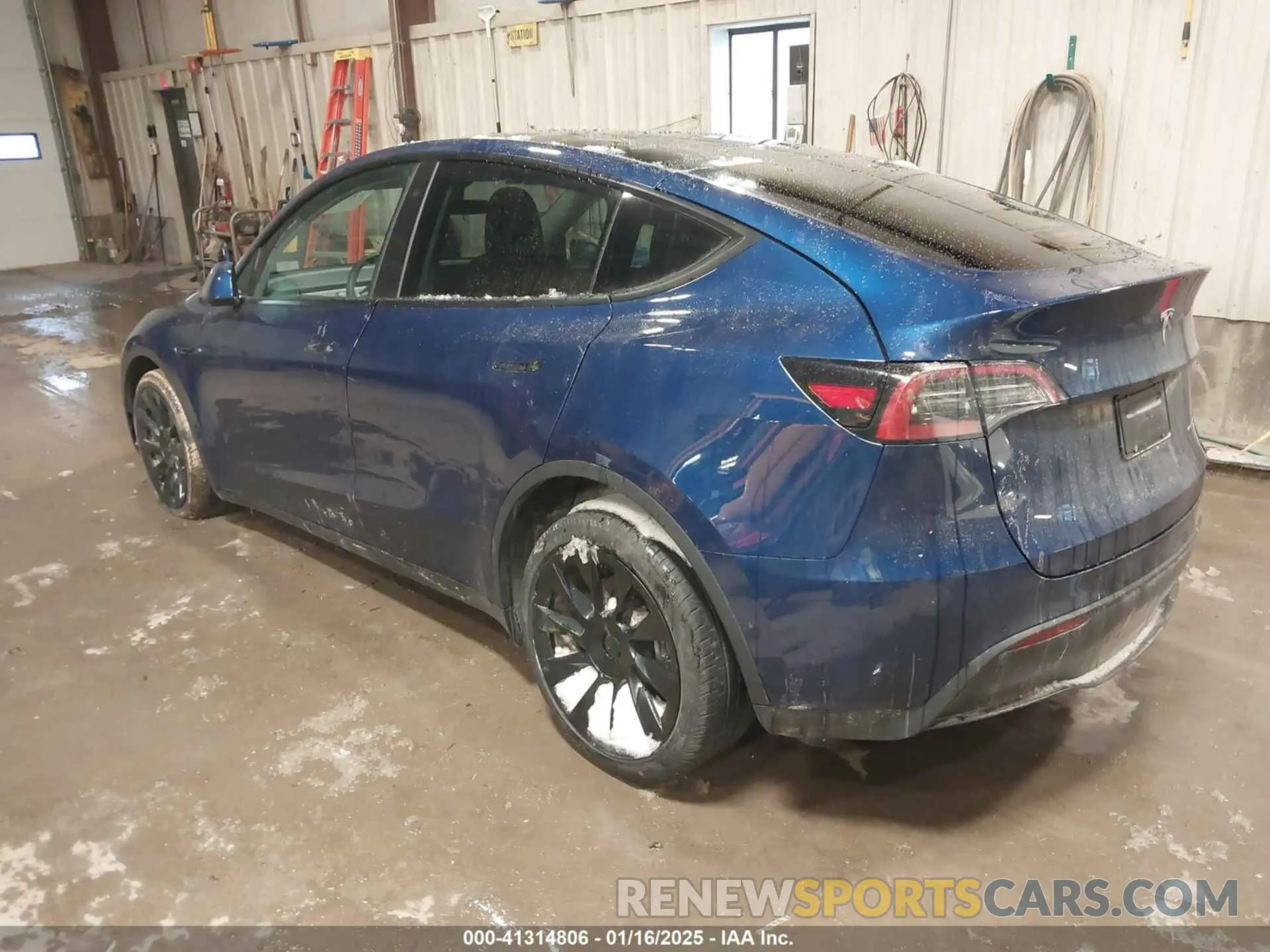 3 fotografías del automóvil dañado 7SAYGDEE5NF340413 TESLA MODEL Y 2022
