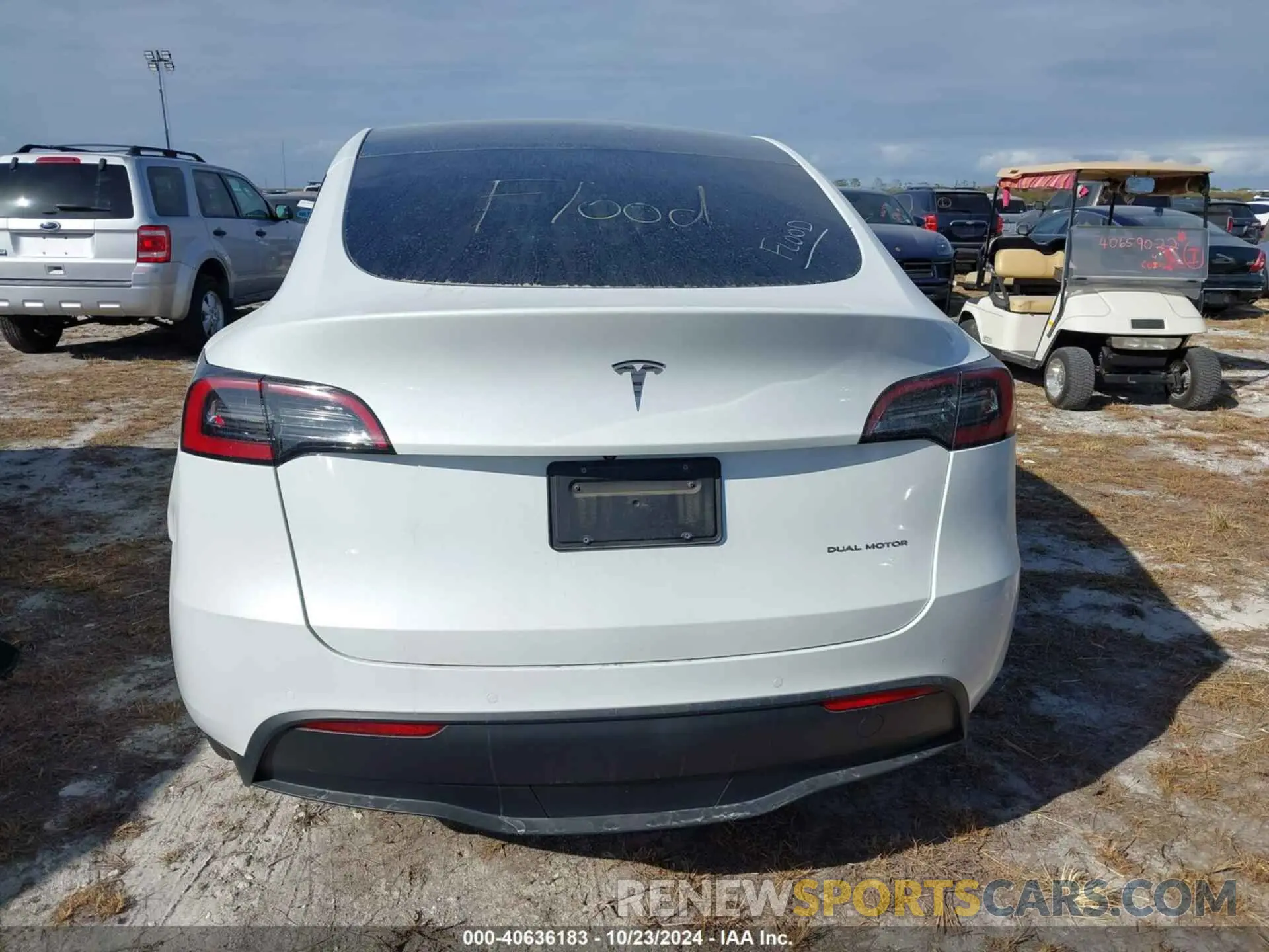 15 fotografías del automóvil dañado 7SAYGDEE5NF353422 TESLA MODEL Y 2022