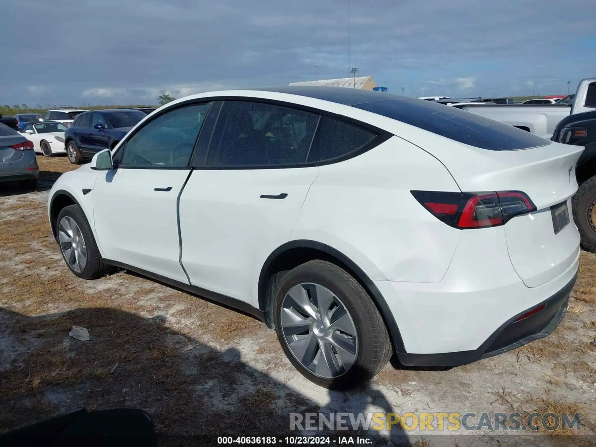 3 fotografías del automóvil dañado 7SAYGDEE5NF353422 TESLA MODEL Y 2022