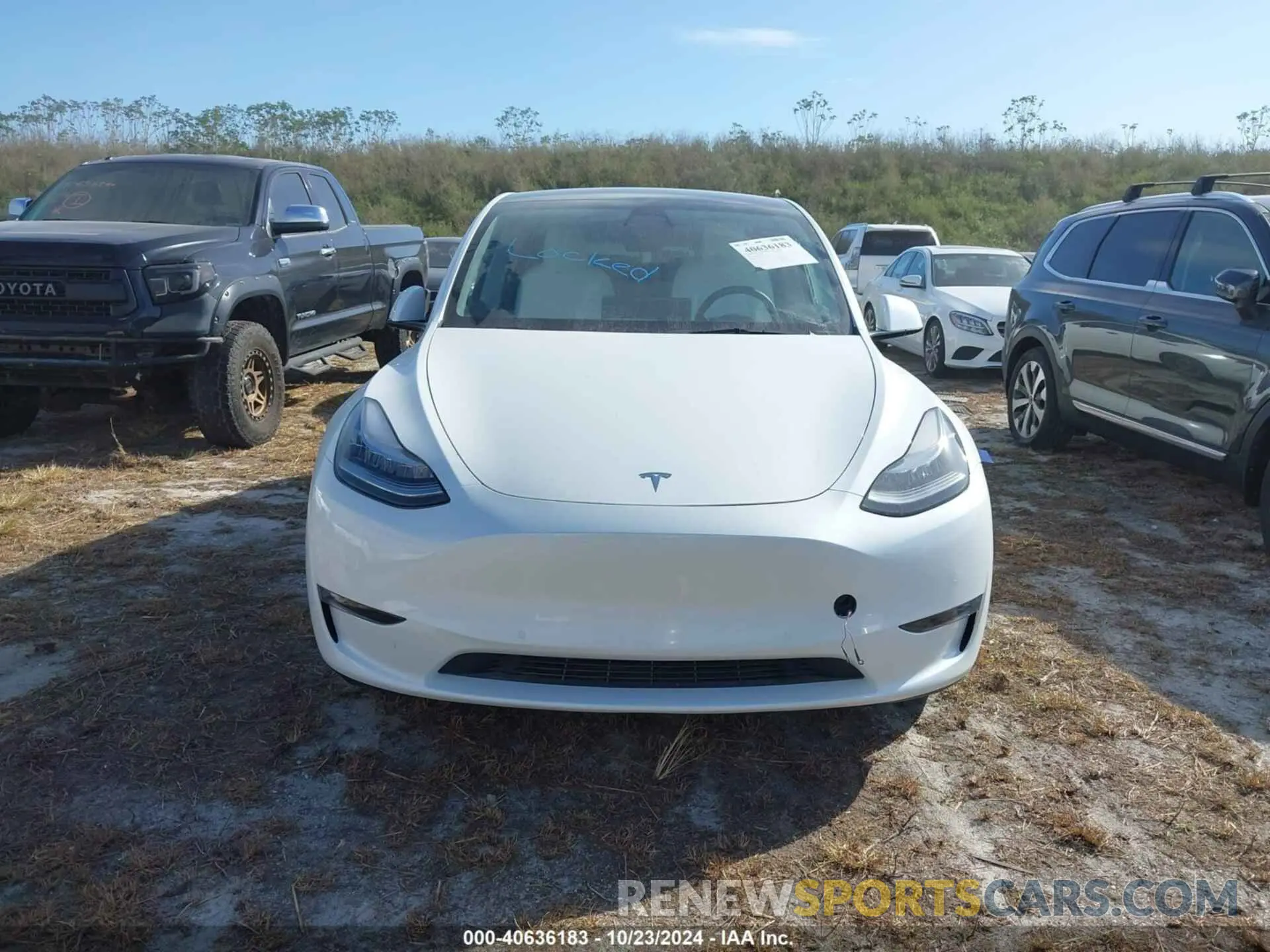 6 fotografías del automóvil dañado 7SAYGDEE5NF353422 TESLA MODEL Y 2022