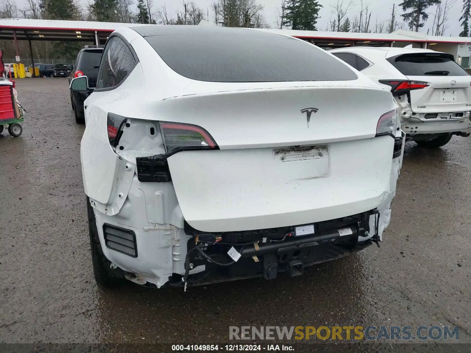 6 fotografías del automóvil dañado 7SAYGDEE5NF361410 TESLA MODEL Y 2022