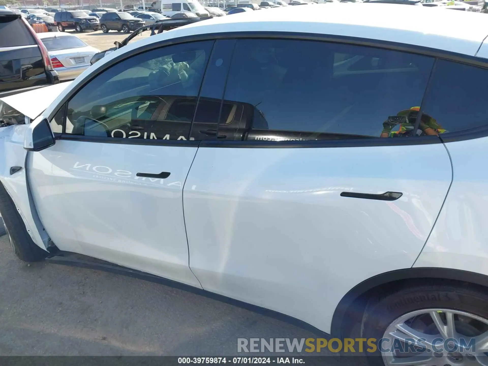 14 fotografías del automóvil dañado 7SAYGDEE5NF366199 TESLA MODEL Y 2022