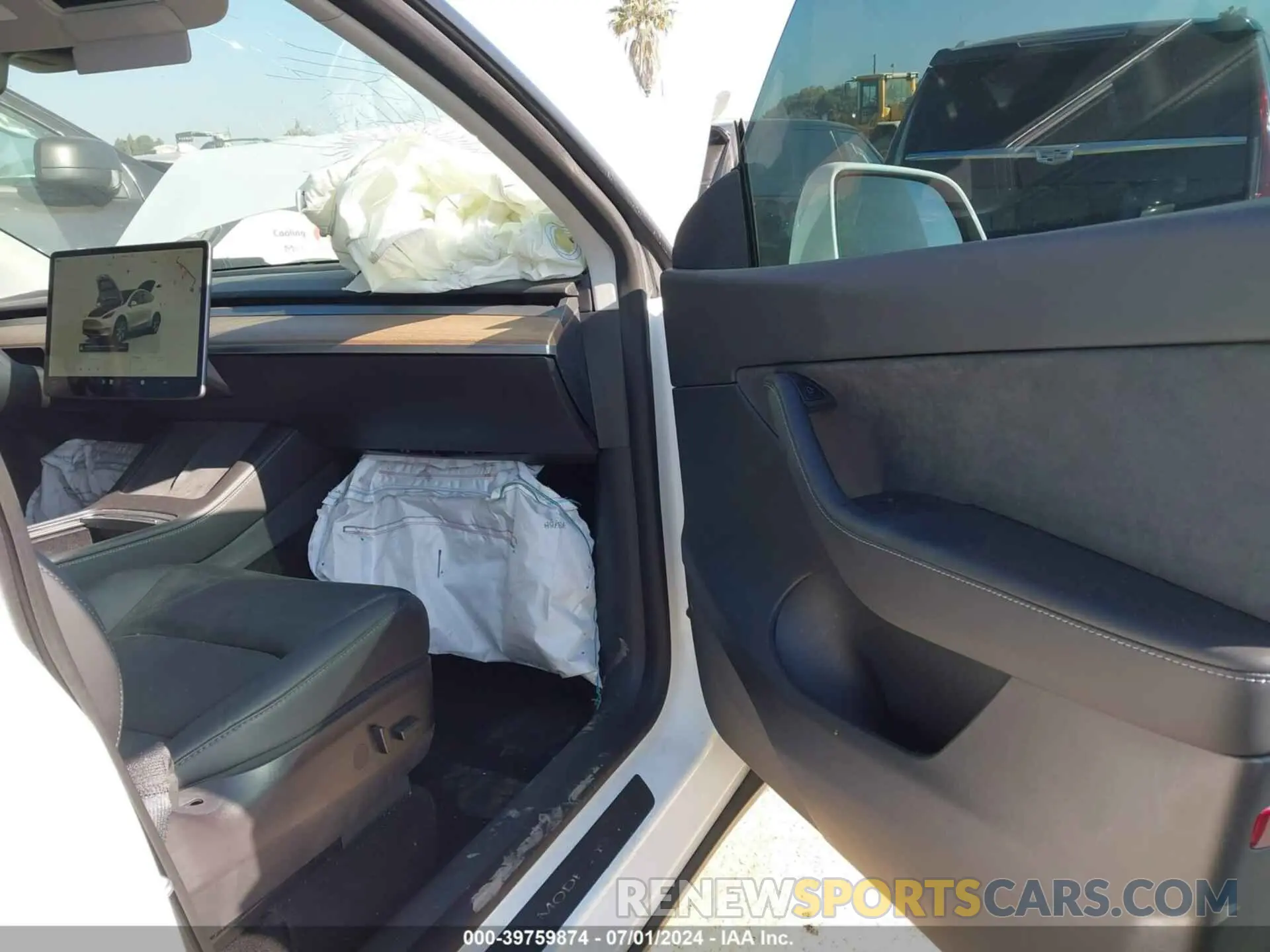 5 fotografías del automóvil dañado 7SAYGDEE5NF366199 TESLA MODEL Y 2022
