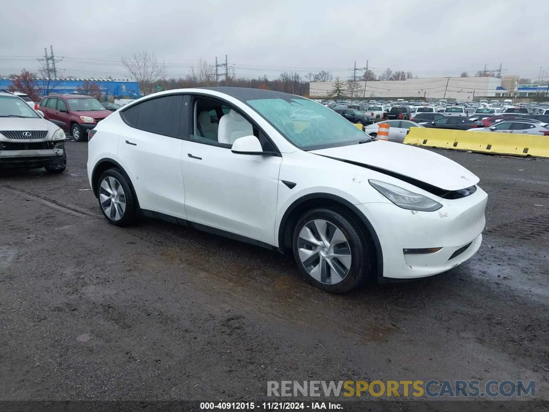 1 fotografías del automóvil dañado 7SAYGDEE5NF389692 TESLA MODEL Y 2022