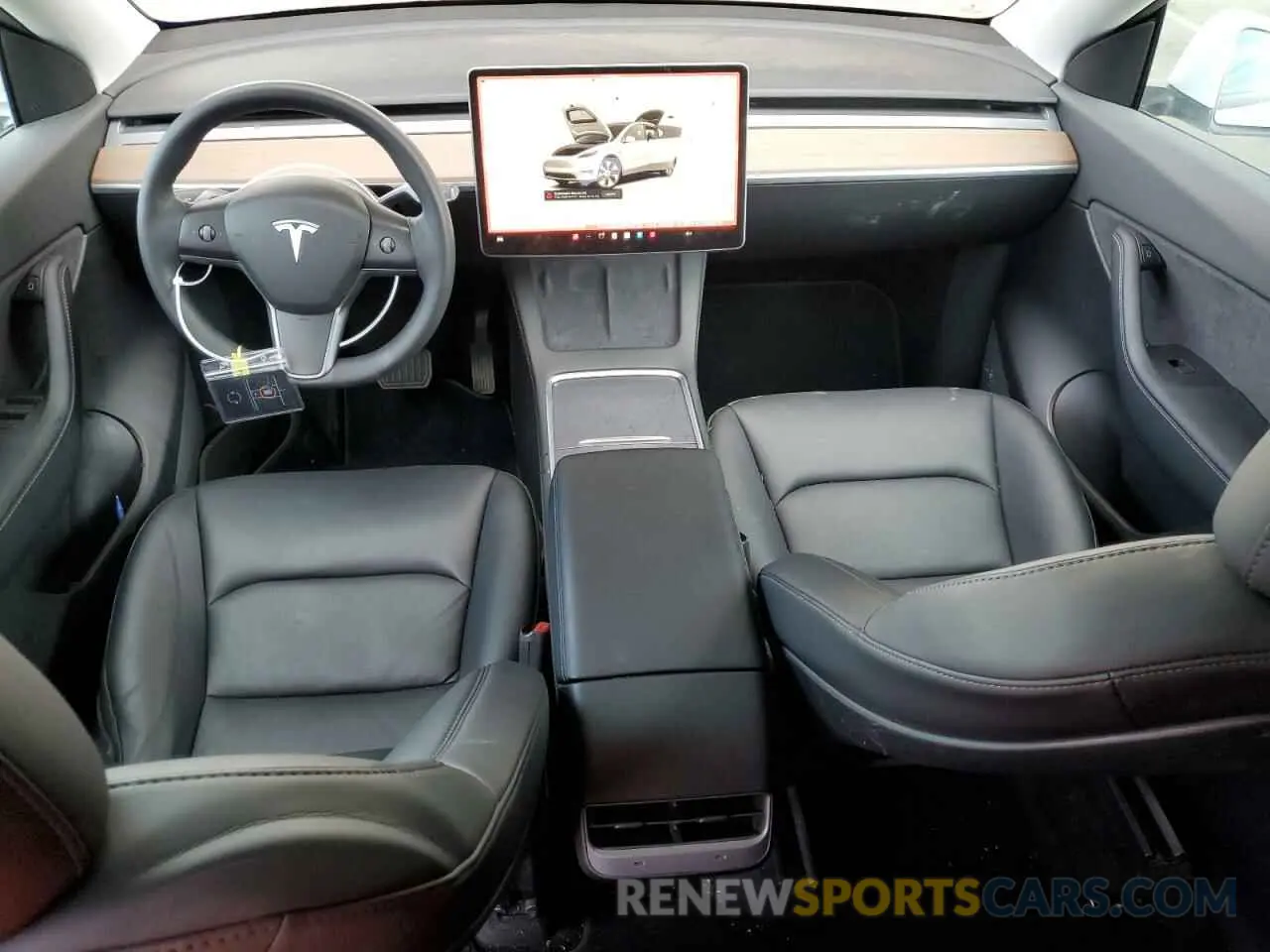 8 fotografías del automóvil dañado 7SAYGDEE5NF435702 TESLA MODEL Y 2022