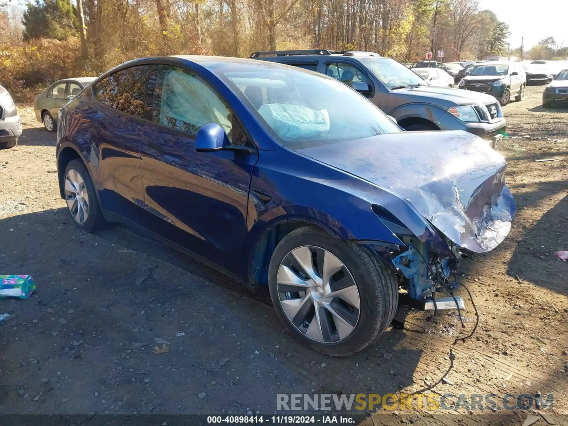 1 fotografías del automóvil dañado 7SAYGDEE5NF440642 TESLA MODEL Y 2022