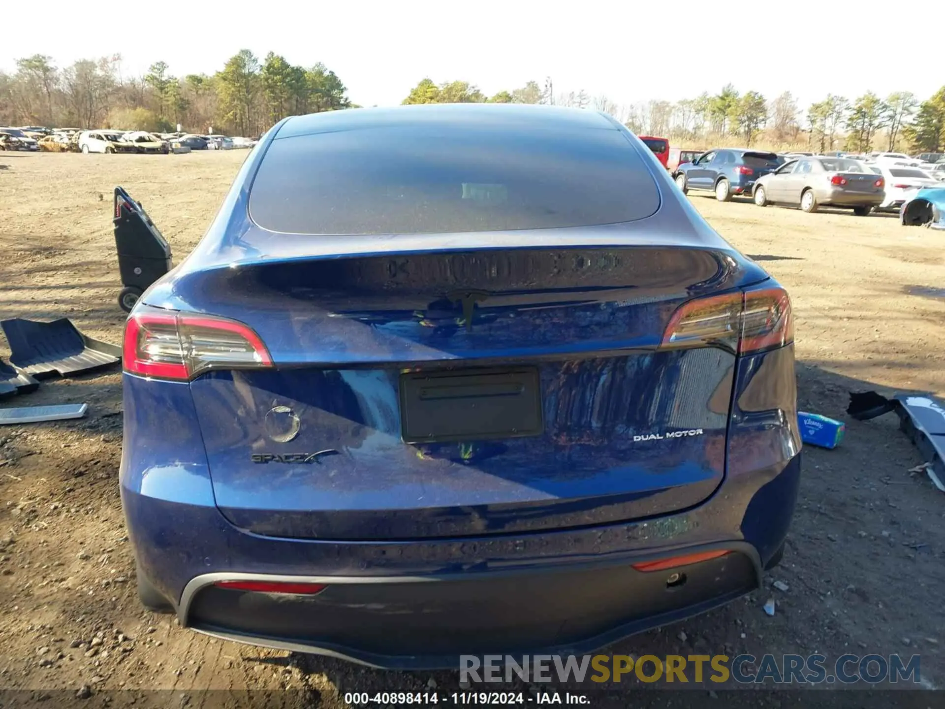 16 fotografías del automóvil dañado 7SAYGDEE5NF440642 TESLA MODEL Y 2022
