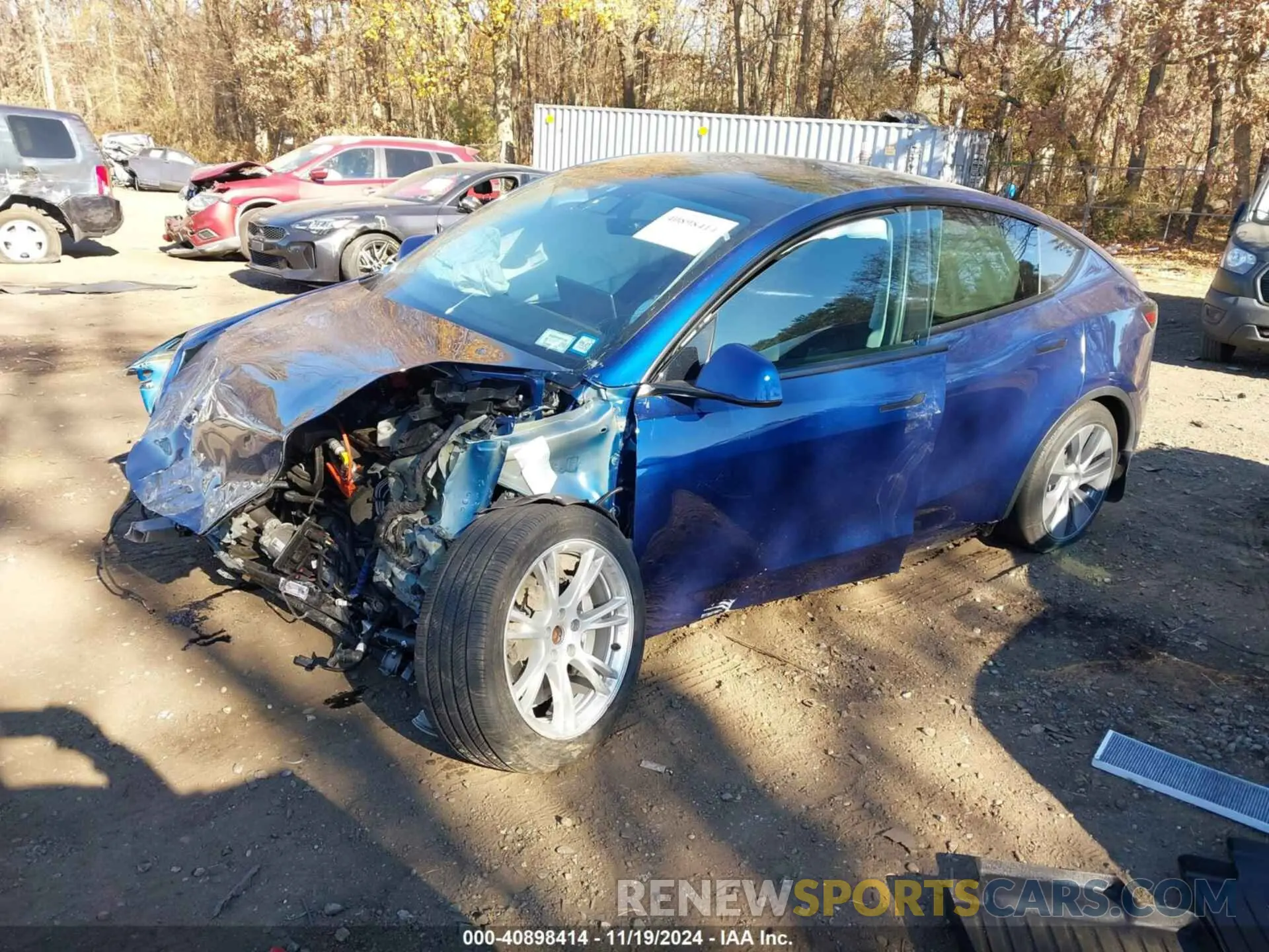 2 fotografías del automóvil dañado 7SAYGDEE5NF440642 TESLA MODEL Y 2022