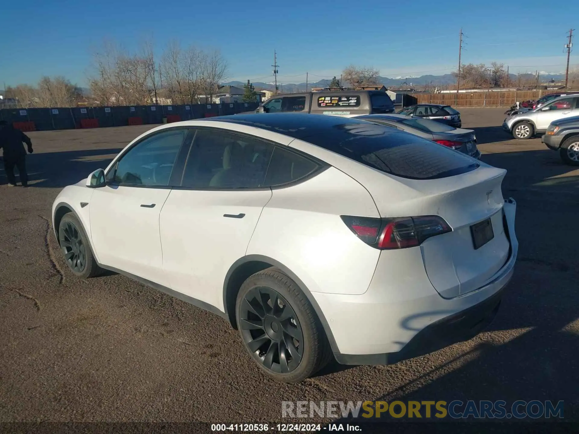 3 fotografías del automóvil dañado 7SAYGDEE5NF458073 TESLA MODEL Y 2022