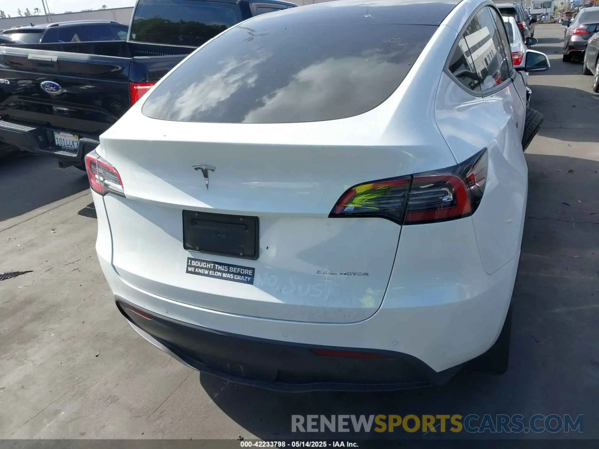 17 fotografías del automóvil dañado 7SAYGDEE5NF504369 TESLA MODEL Y 2022