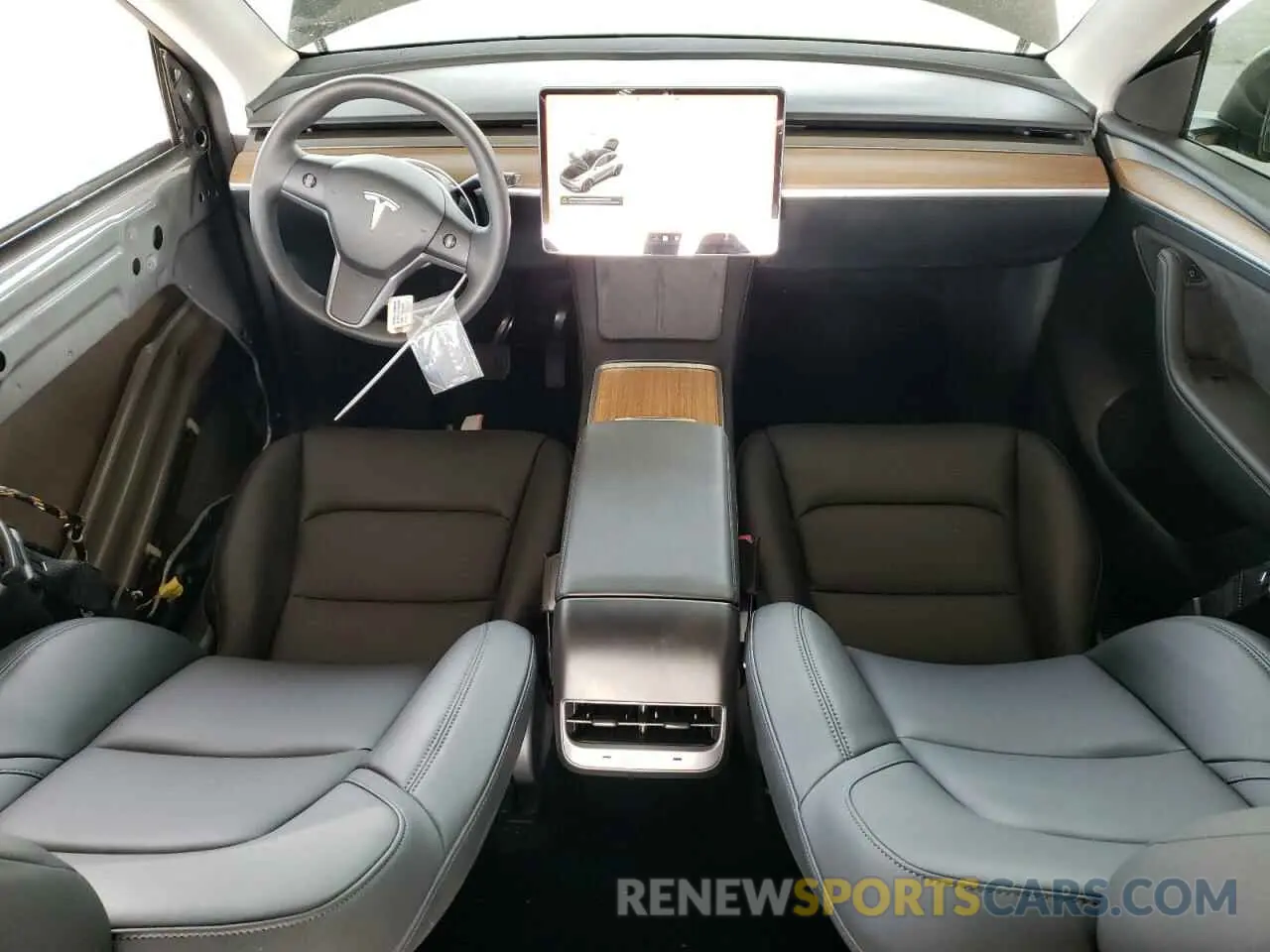 8 fotografías del automóvil dañado 7SAYGDEE5NF552003 TESLA MODEL Y 2022