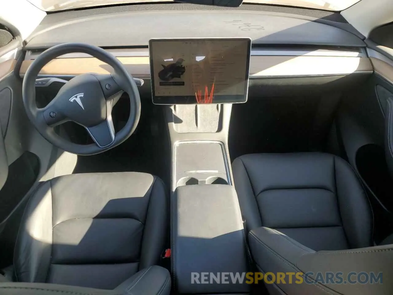 8 fotografías del automóvil dañado 7SAYGDEE5NF555144 TESLA MODEL Y 2022
