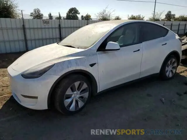 1 fotografías del automóvil dañado 7SAYGDEE5NF565396 TESLA MODEL Y 2022