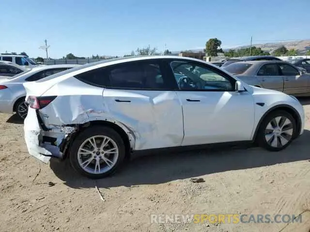 3 fotografías del automóvil dañado 7SAYGDEE5NF565396 TESLA MODEL Y 2022