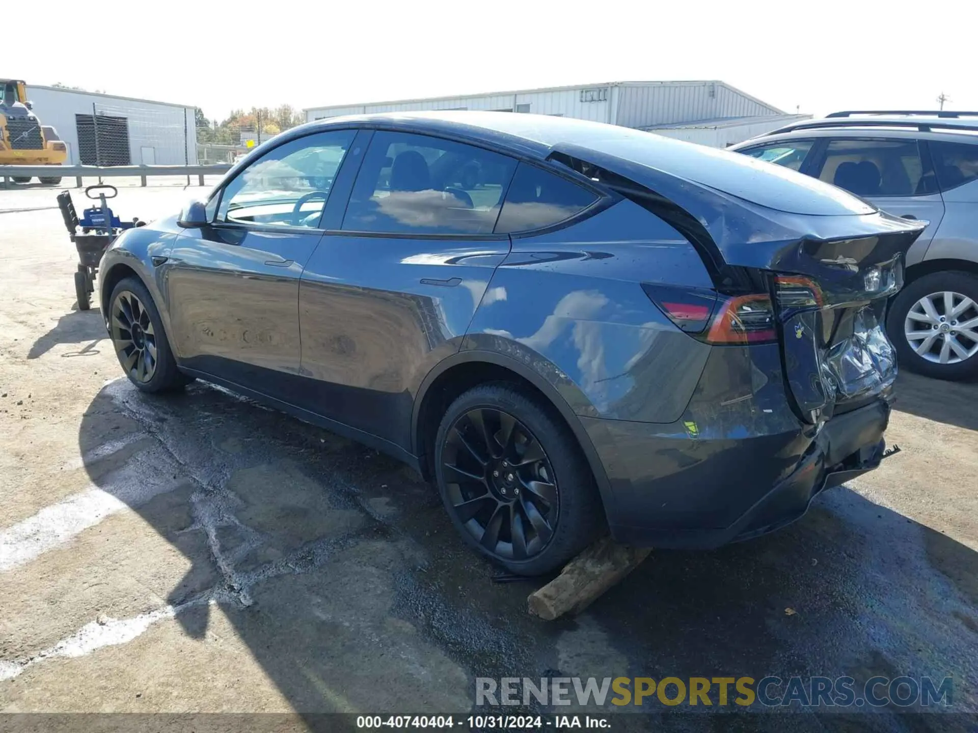 3 fotografías del automóvil dañado 7SAYGDEE6NA018294 TESLA MODEL Y 2022