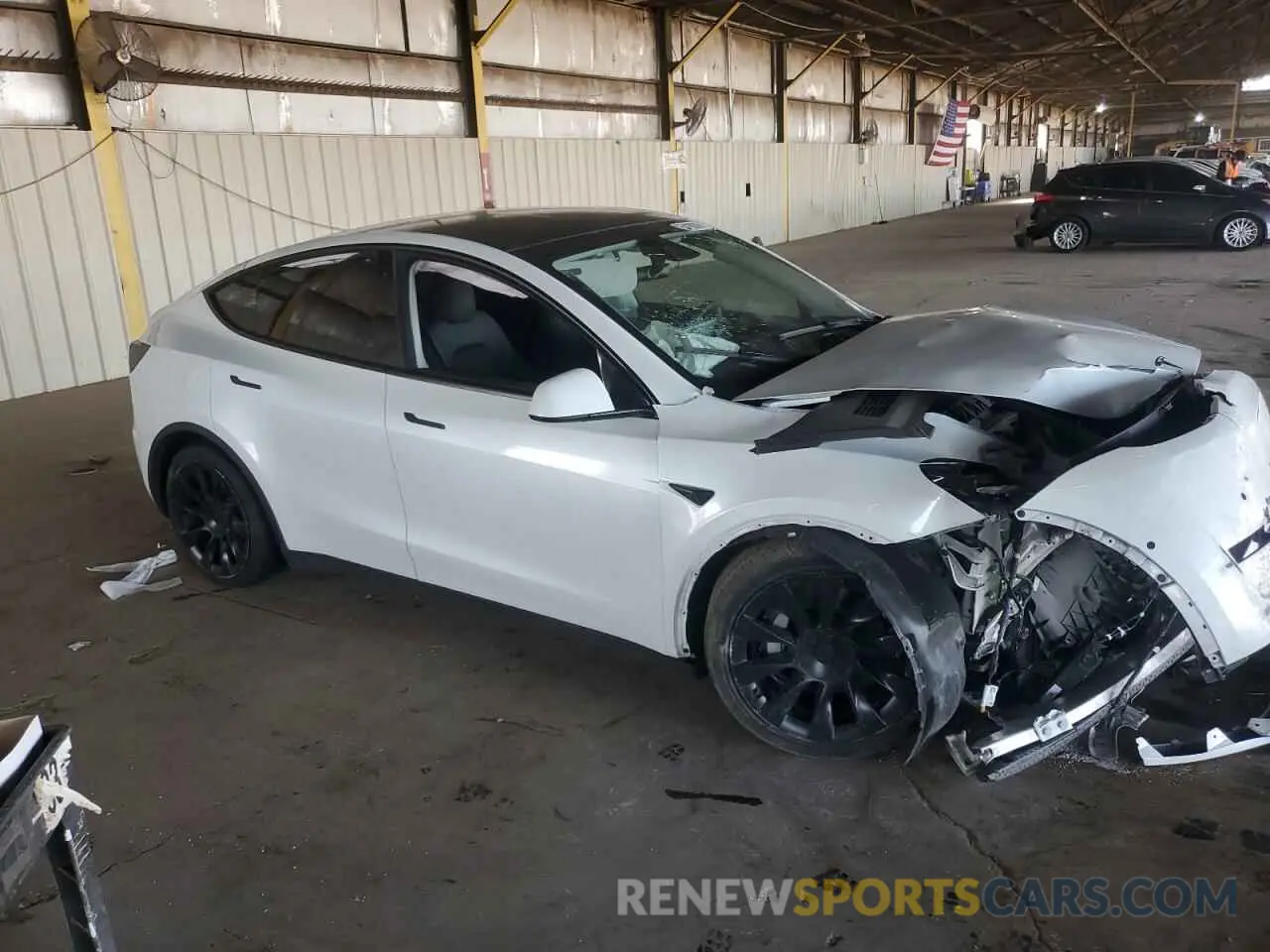 4 fotografías del automóvil dañado 7SAYGDEE6NA018764 TESLA MODEL Y 2022