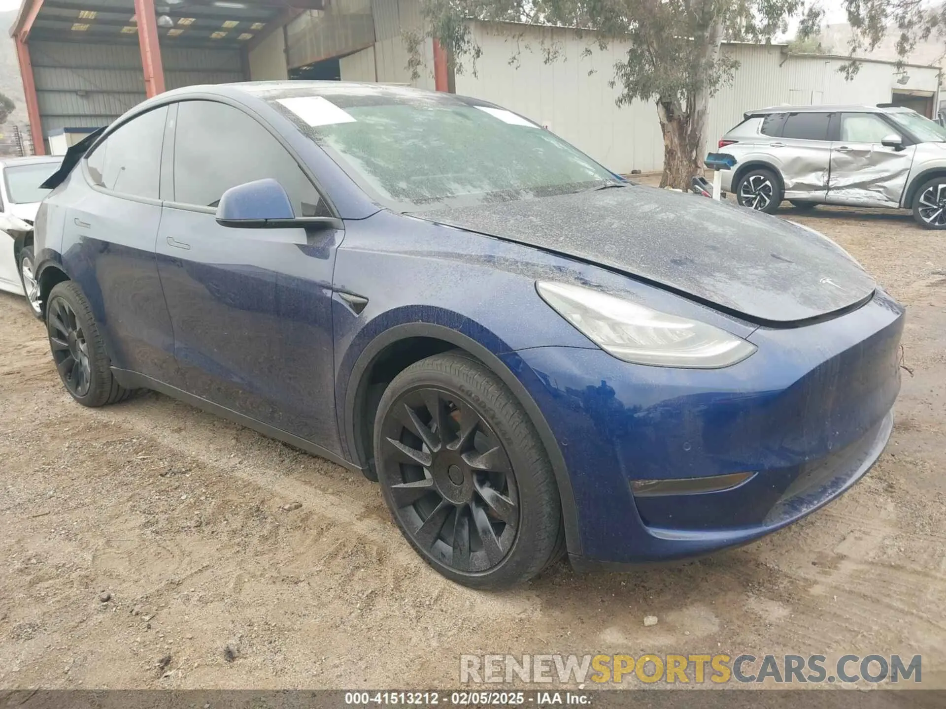 1 fotografías del automóvil dañado 7SAYGDEE6NA021115 TESLA MODEL Y 2022