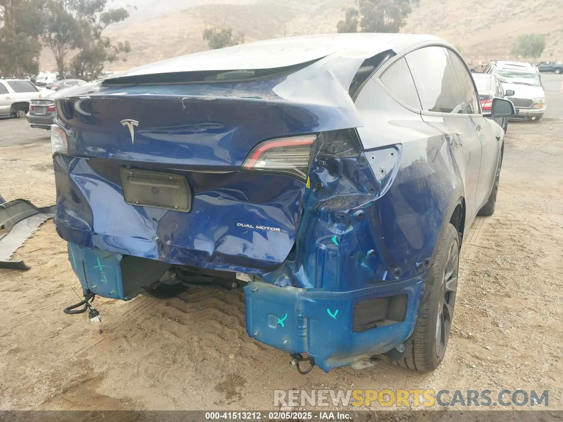 18 fotografías del automóvil dañado 7SAYGDEE6NA021115 TESLA MODEL Y 2022