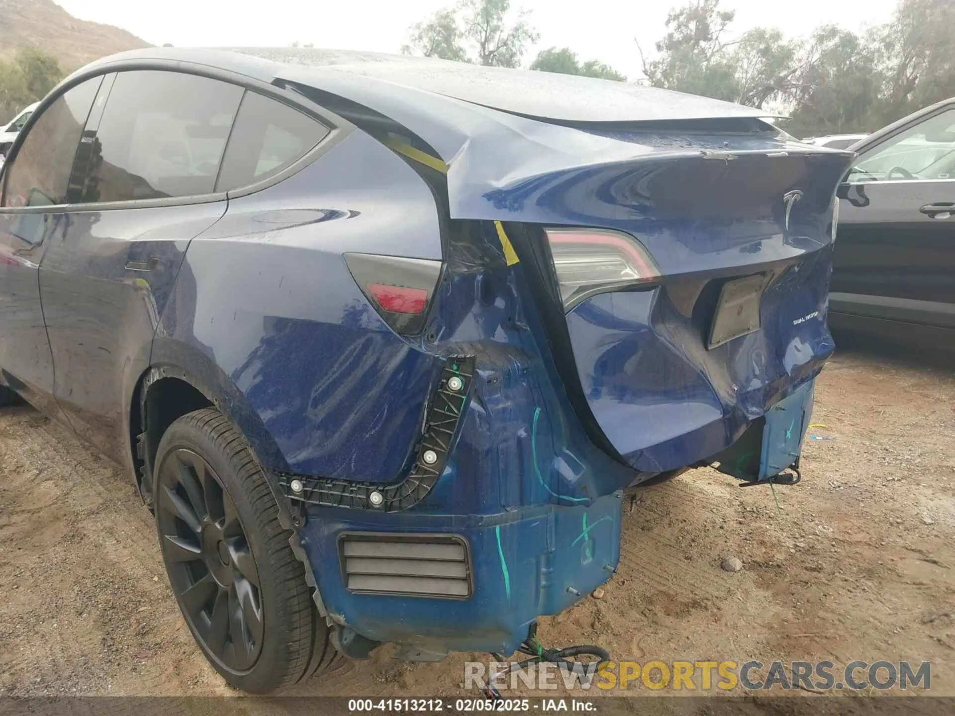 6 fotografías del automóvil dañado 7SAYGDEE6NA021115 TESLA MODEL Y 2022