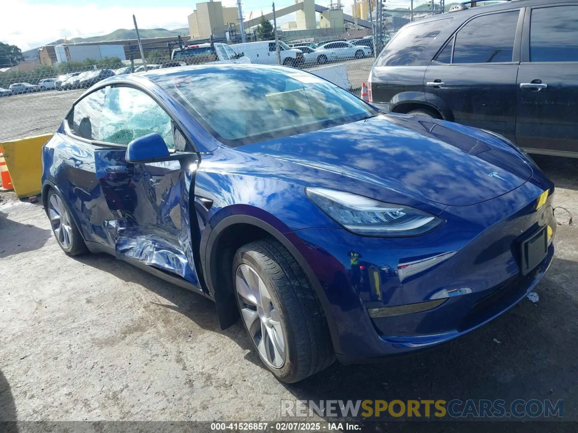 1 fotografías del automóvil dañado 7SAYGDEE6NF318372 TESLA MODEL Y 2022