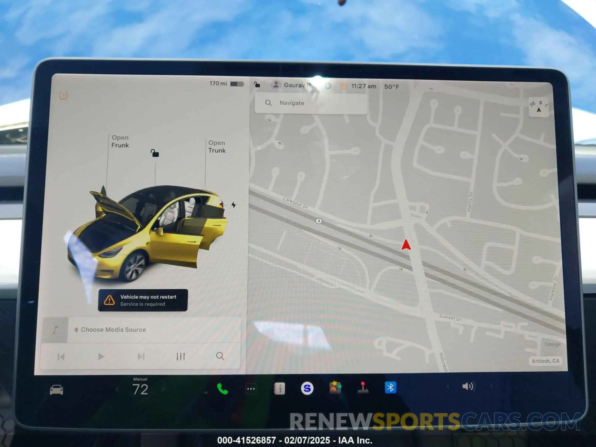 18 fotografías del automóvil dañado 7SAYGDEE6NF318372 TESLA MODEL Y 2022