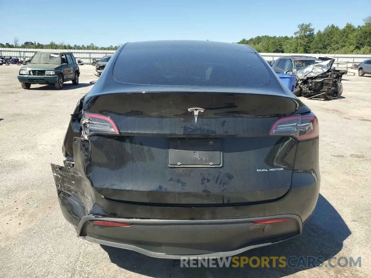 6 fotografías del automóvil dañado 7SAYGDEE6NF321742 TESLA MODEL Y 2022