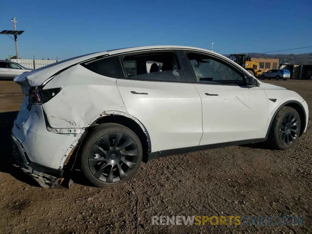 3 fotografías del automóvil dañado 7SAYGDEE6NF330165 TESLA MODEL Y 2022