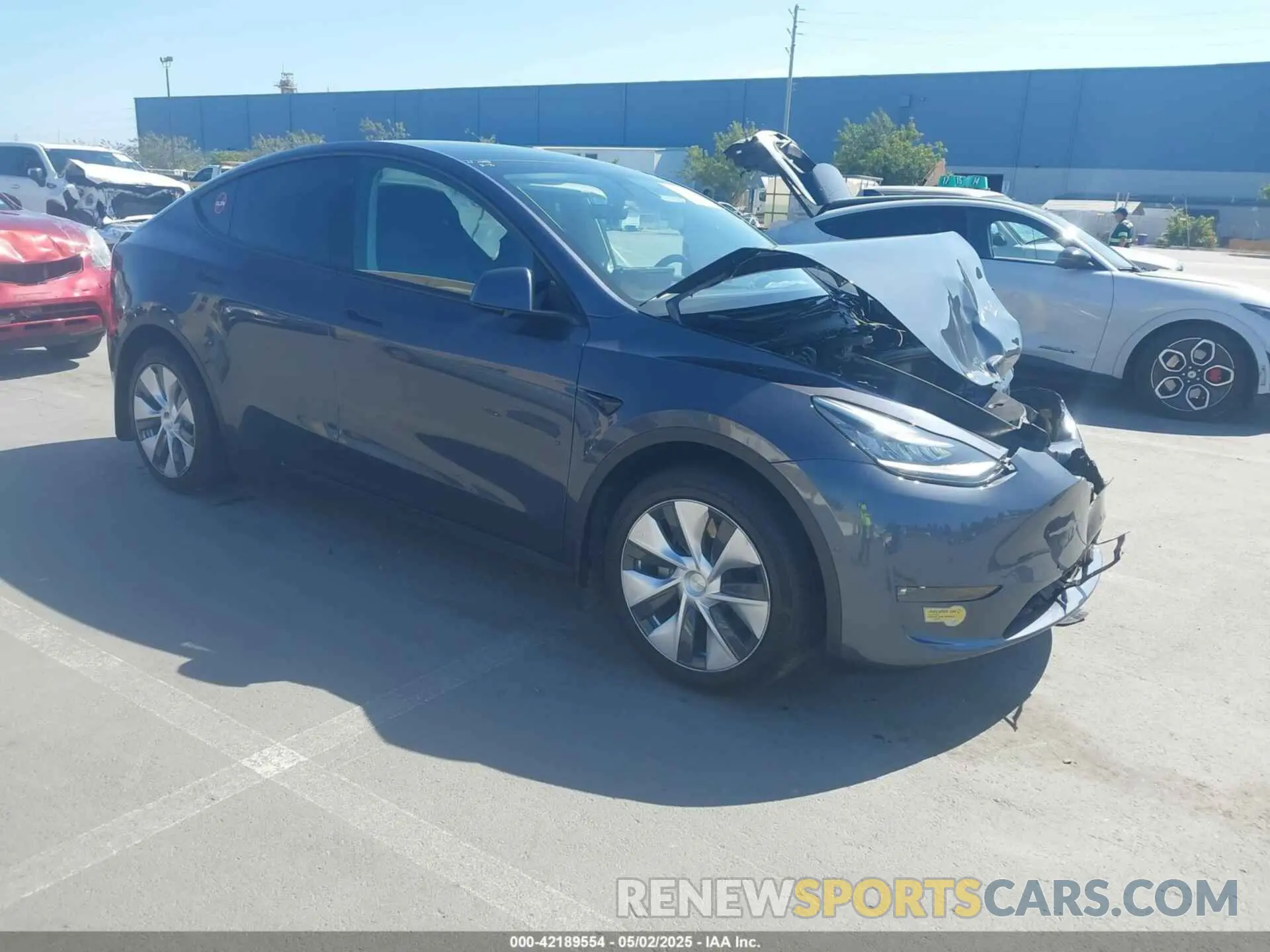 1 fotografías del automóvil dañado 7SAYGDEE6NF344583 TESLA MODEL Y 2022